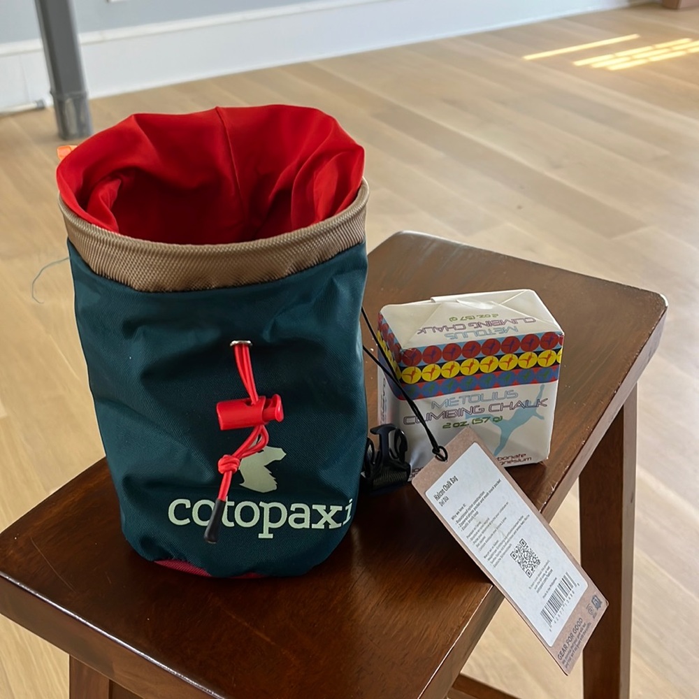 Cotopaxi chalk bag with free chalk!